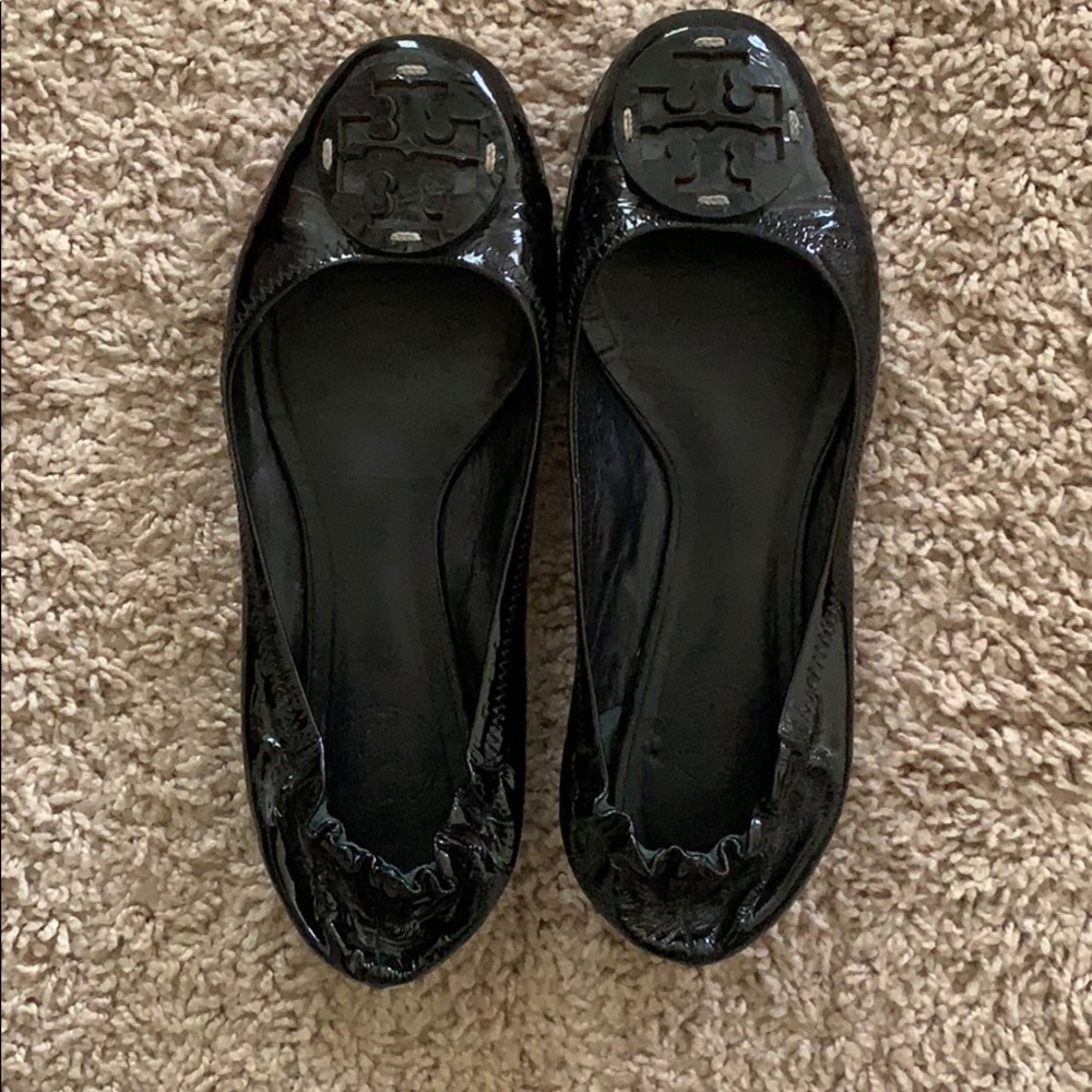 Tory Burch Womens Minnie Travel Ballet Flats